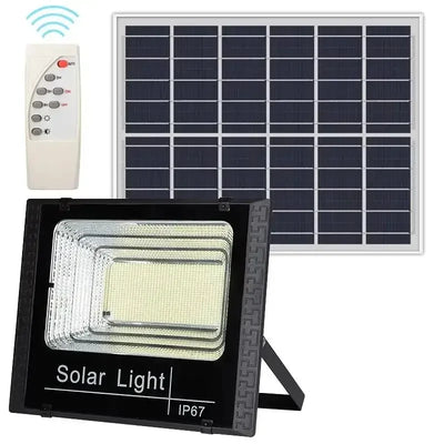 Projecteur Solaire Extérieur Réflecteur Blanc Chaud 300W