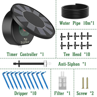 Kit d'Irrigation Solaire Goutte-à-Goutte Automatique