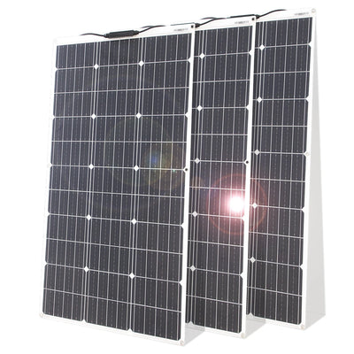 Panneau Solaire Flexible 12V Monocristallin Étanche