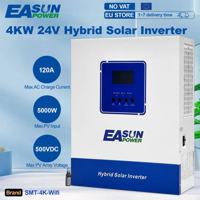 Onduleur Solaire Hybride 4 kW 24V MPPT Wi-Fi