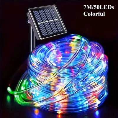 Guirlande Solaire Extérieure Tube Lumineux Étanche