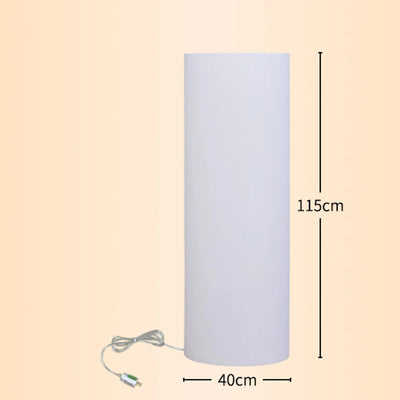 Lampe Solaire de Jardin Cylindrique pour Pelouse