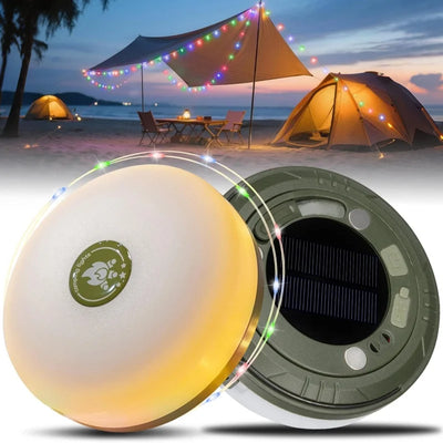 Guirlande Solaire LED Double Camping Étanche IP65 USB-C