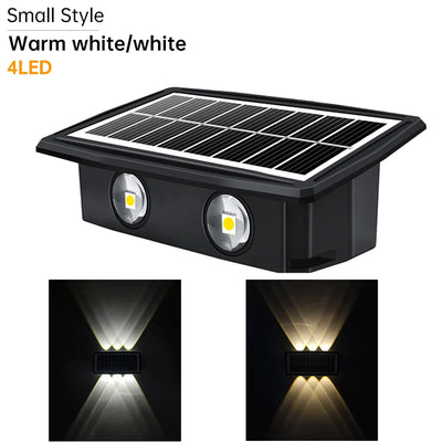 Applique Murale Solaire LED Décorative Étanche Clôture Escalier