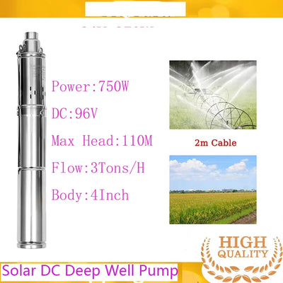 Pompe Solaire de Forage Contrôleur Externe et Capteur de Niveau