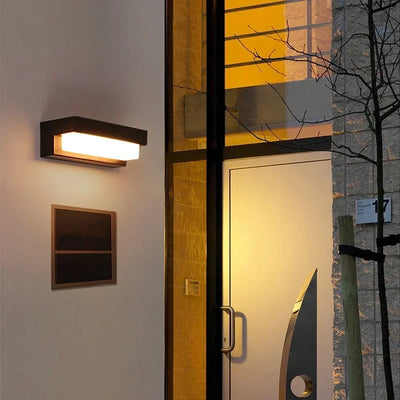 Applique Murale Solaire Extérieur LED Tricolore Étanche IP65 Design Barre