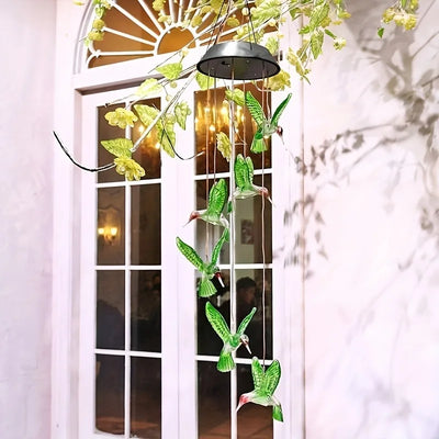 Lampe Solaire Colibri Décorative pour Extérieur