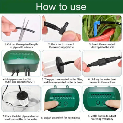 Kit d'Irrigation Solaire Intelligent à Batterie