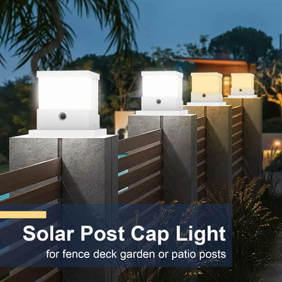Lampe Solaire Poteau Clôture et Pilier LED 3000K 6000K