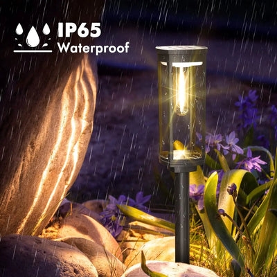 Lampes Solaires LED Étanches Extérieur Jardin Allée Passerelle