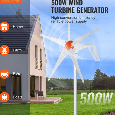 Générateur Éolien SucceBuy 12V 500W et 800W