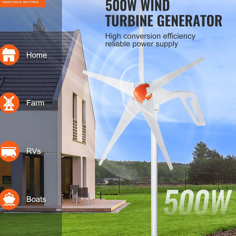 Générateur Éolien SucceBuy 12V 500W et 800W