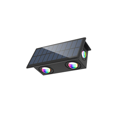 Applique Murale Solaire RGB Extérieure Clôture Patio IP65