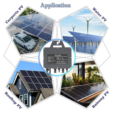 Micro-Onduleur Solaire 800W WiFi Étanche IP67
