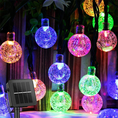 Guirlande Solaire Extérieur 200 LED à Clip Dégradée Étanche