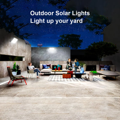 Applique Murale Solaire Extérieur 400 LED avec Télécommande
