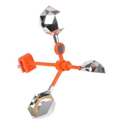Effaroucheur Solaire et Éolien Rotatif 360° Sonore et Réfléchissant