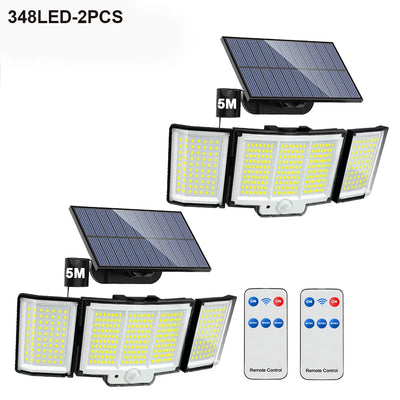 Projecteur Solaire avec Détecteur de Mouvement 348 LED
