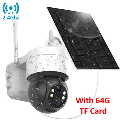 Caméra Solaire de Surveillance WiFi 4G PTZ Extérieure - vue 10