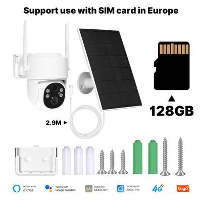Caméra de Surveillance Solaire 4MP WiFi 4G - vue 9