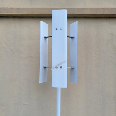 Éolienne Verticale 5000W 6000W 12-48V avec Chargeur MPPT