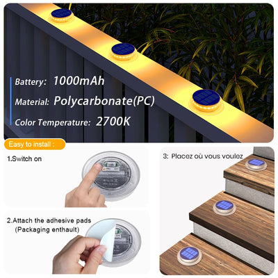 Spot solaire de terrasse résistant 5 tonnes