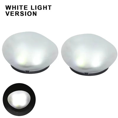Lampe solaire galet en forme de pierre lumineuse