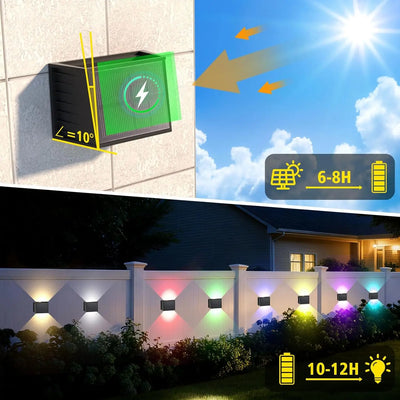 Lampe Solaire RGB Extérieure 8 Couleurs - vue 2