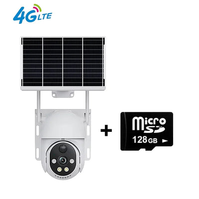 Camera Solaire Sans Fil Double Objectif Suivi Auto