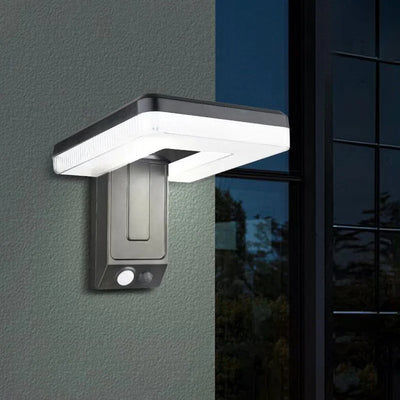 Applique Murale Solaire Détecteur de Mouvement Tête Pliable IP65
