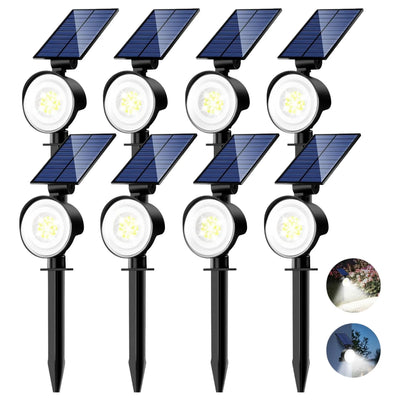 Projecteur Solaire 53 LED Étanche Éclairage Paysager Cour