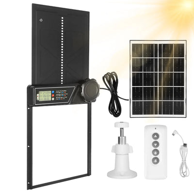 Ouvre-Porte Automatique de Poulailler Solaire pour Ferme et Basse-Cour
