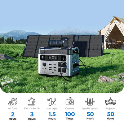 Station d'Énergie Solaire 2400W 2048Wh LiFePO4 - vue 5