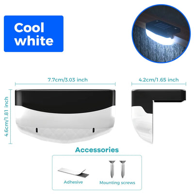 Lampe Solaire Terrasse RGB à Clipser, Étanche IP65
