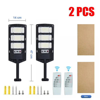 Projecteur Solaire LED Puissant Capteur Mouvement Applique Murale Rue