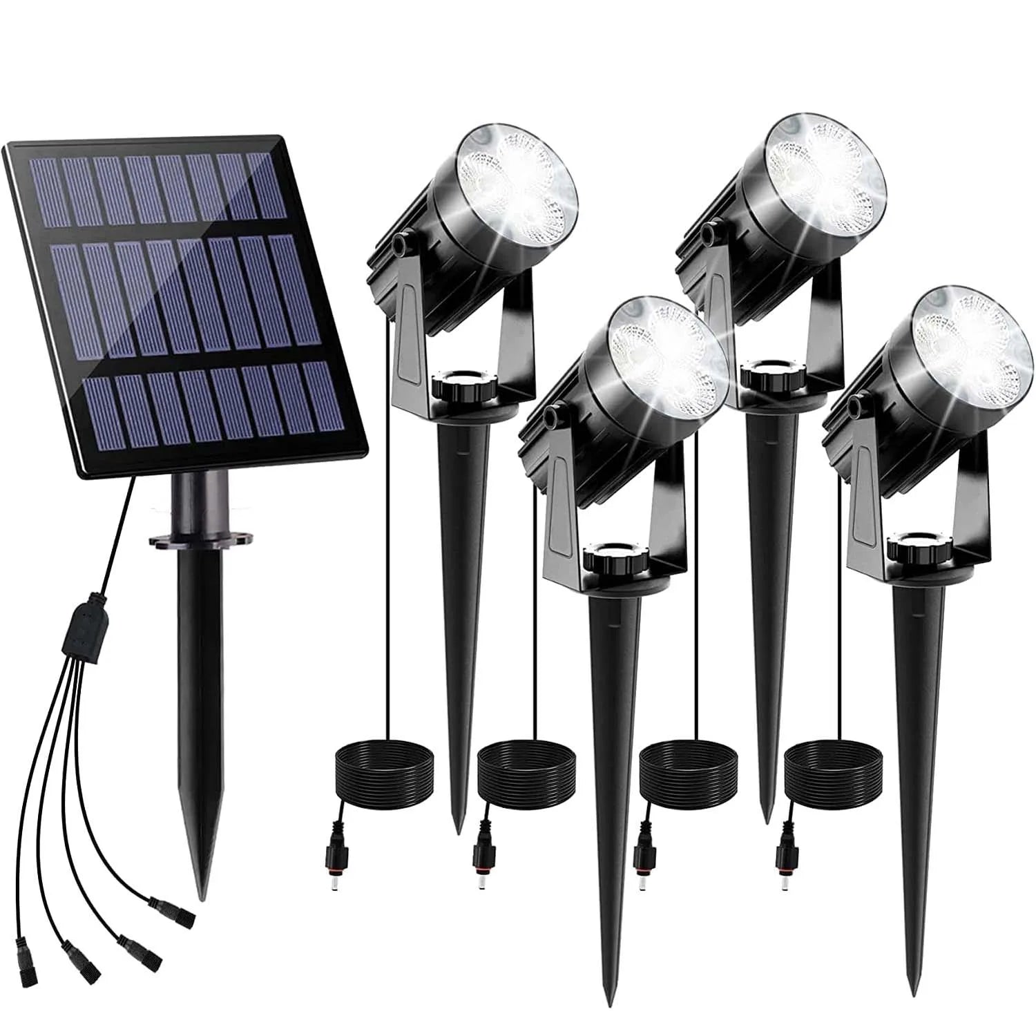 Projecteur Solaire Extérieur LED Couleur Arbre et Mur Noël