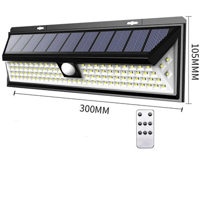 Applique Murale Solaire Extérieur Détecteur de Mouvement 118 LED