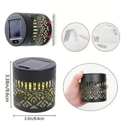 Applique Solaire Projecteur Mandala LED Étanche Jardin