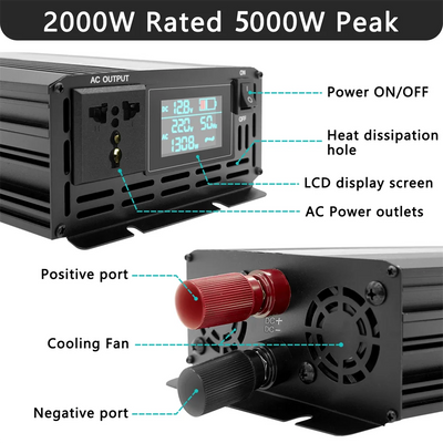 Convertisseur Solaire Onde Pure 1000W à 5000W