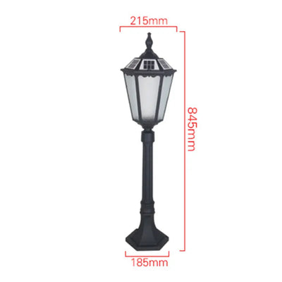 Réverbère Solaire de Jardin Paysager Étanche
