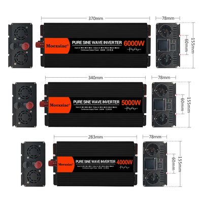 Convertisseur Solaire Onde Pure 6000W 12V/24V/48V
