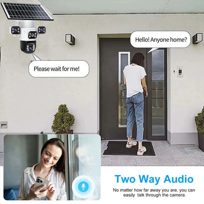 Caméra Solaire WiFi Extérieure Suivi Automatique PTZ - vue 5