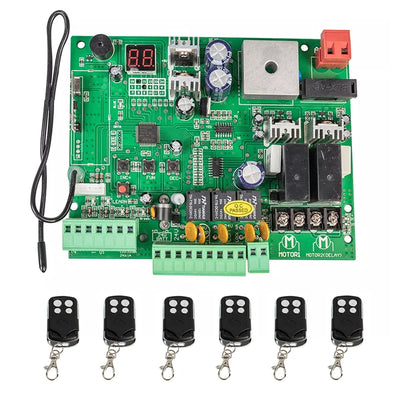 Carte de Commande Portail Battant Solaire 12V 24V