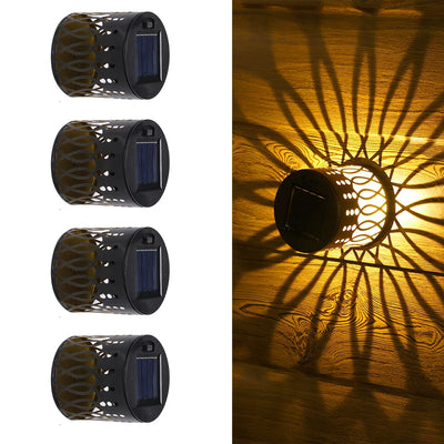 Lampe Murale Solaire Projecteur Étanche Jardin Terrasse Allée