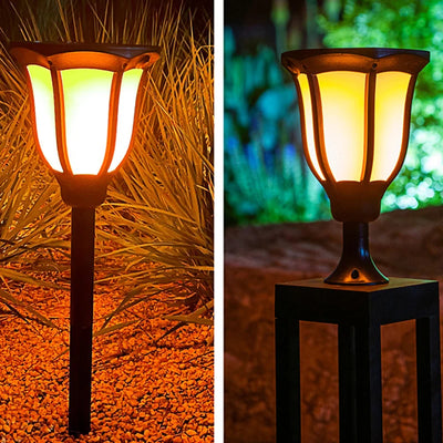 Lampe Solaire Flamme Décorative pour Jardin