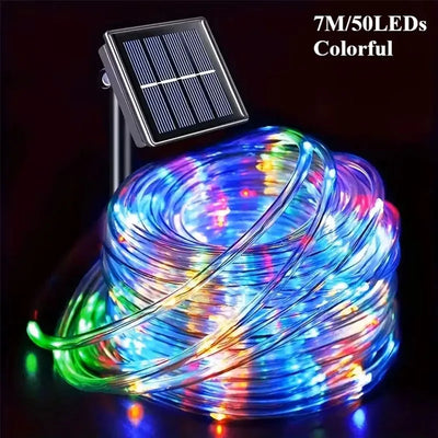 Guirlande Solaire Extérieure Tube Lumineux Étanche