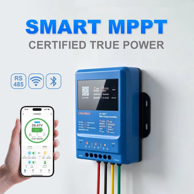 Régulateur de Charge Solaire MPPT 30A 40A 12V à 48V