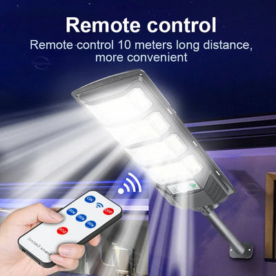 Projecteur Solaire Puissant Détecteur de Mouvement Extérieur