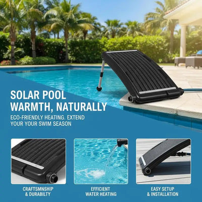 Chauffage Solaire Piscine Panneau Courbé Hors Sol