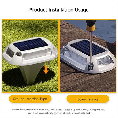Spot Solaire Encastrable RGB Aluminium Capteur Crépuscule Jardin